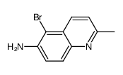 5-bromo-2-methylquinolin-6-amine结构式