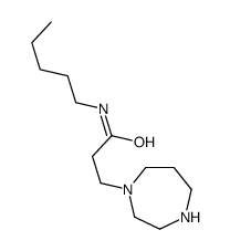 3-(1,4-diazepan-1-yl)-N-pentylpropanamide Structure