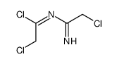 2-chloro-N-(1,2-dichloro-ethyliden)-acetamidine结构式