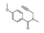 N-(cyanomethyl)-4-methoxy-N-methylbenzamide Structure