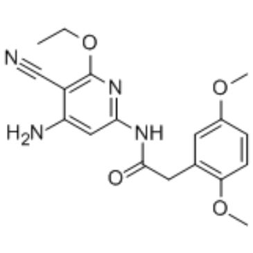 JNK抑制剂VIII结构式