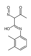 N-(2,3-dimethylphenyl)-2-nitroso-3-oxobutanamide Structure
