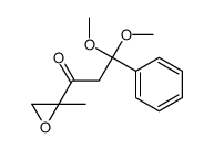 3,3-dimethoxy-1-(2-methyloxiran-2-yl)-3-phenylpropan-1-one Structure