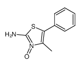 4-methyl-3-oxy-5-phenyl-thiazol-2-ylamine Structure