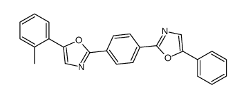 2-[4-[5-(2-methylphenyl)-1,3-oxazol-2-yl]phenyl]-5-phenyl-1,3-oxazole Structure