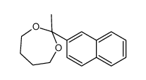 2-methyl-2-naphthalen-2-yl-1,3-dioxepane结构式