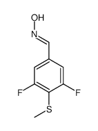 N-[(3,5-difluoro-4-methylsulfanylphenyl)methylidene]hydroxylamine Structure