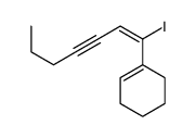 1-(1-iodohept-1-en-3-ynyl)cyclohexene结构式