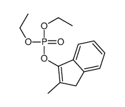 diethyl (2-methyl-3H-inden-1-yl) phosphate结构式