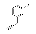 1-Chloro-3-(2-propyn-1-yl)benzene结构式
