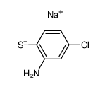 2-amino-4-chlorobenzenethiol sodium salt Structure