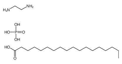 stearic acid, compound with ethane-1,2-diamine phosphate Structure