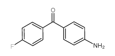 (4-氨基苯基)(4-氟苯基)甲酮结构式