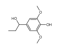 1-(3,5-dimethoxy-4-hydroxyphenyl)-1-propanol结构式