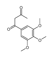 1-(3,4,5-三甲氧基苯基)-1,3-丁二酮结构式