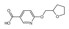 6-(tetrahydrofuran-2-ylmethoxy)nicotinic acid结构式