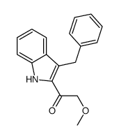 1-(3-benzyl-1H-indol-2-yl)-2-methoxyethanone结构式