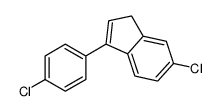 6-chloro-3-(4-chlorophenyl)-1H-indene Structure