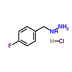 (4-Fluorobenzyl)hydrazine hydrochloride (1:1) structure