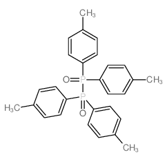 1-[bis(4-methylphenyl)phosphoryl-(4-methylphenyl)phosphoryl]-4-methyl-benzene Structure