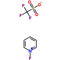 1-Fluoropyridinium trifluoromethanesulfonate Structure