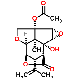 13-O-乙酰基马桑宁结构式