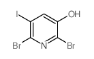 2,6-二溴-5-碘吡啶-3-醇结构式