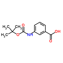 3-(BOC-氨基)苯甲酸结构式