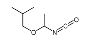 1-(1-isocyanatoethoxy)-2-methylpropane结构式