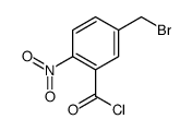5-(bromomethyl)-2-nitrobenzoyl chloride Structure