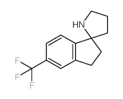 5-(三氟甲基)-2,3-二氢螺-[茚-1,2'-吡咯烷]结构式