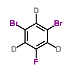 1,3-Dibromo-5-fluorobenzene-d3 Structure