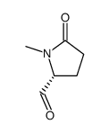 (R)-1-methyl-5-oxopyrrolidine-2-carbaldehyde Structure