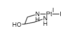 diiodo(1,3-diamino-2-propanol-N,N')platinum(II)结构式
