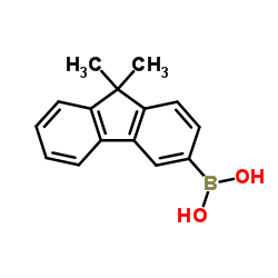 (9,9-dimethyl-9H-fluoren-3-yl)boronic acid Structure