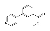 methyl3-(pyridin-4-yl)benzoate Structure