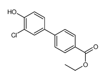 ethyl 4-(3-chloro-4-hydroxyphenyl)benzoate结构式