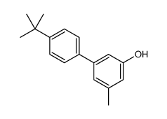3-(4-tert-butylphenyl)-5-methylphenol结构式