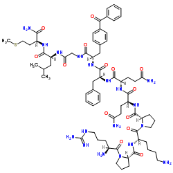 8-(4-苯甲酰基-L-苯丙氨酸)物质P结构式