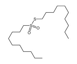 di-n-decyl thiosulfonate Structure