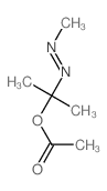 2-Propanol,2-(2-methyldiazenyl)-, 2-acetate Structure
