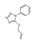 1-phenyl-5-(prop-2-enyloxy)-tetrazole结构式