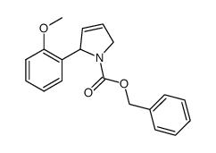 benzyl 2-(2-methoxyphenyl)-2,5-dihydro-1H-pyrrole-1-carboxylate Structure