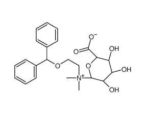 Diphenhydramine N-β-D-Glucuronide结构式