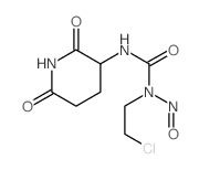 1-(2-Chloroethyl)-3-(2,6-dioxo-3-piperid yl)-1-nitrosourea Structure