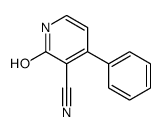 2-HYDROXY-4-PHENYLNICOTINONITRILE结构式