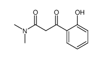 3-(2-hydroxyphenyl)-N,N-dimethyl-3-oxopropanamide结构式