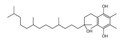 2-(3-hydroxy-3,7,11,15-tetramethylhexadecyl)-3,5,6-trimethylbenzene-1,4-diol结构式