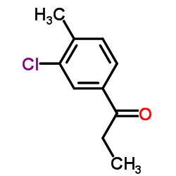1-(3-Chloro-4-methylphenyl)-1-propanone Structure