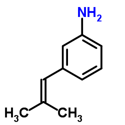 3-(2-Methyl-1-propen-1-yl)aniline结构式